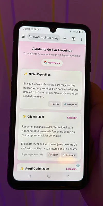 La inteligencia artificial guiando paso a paso desde el teléfono