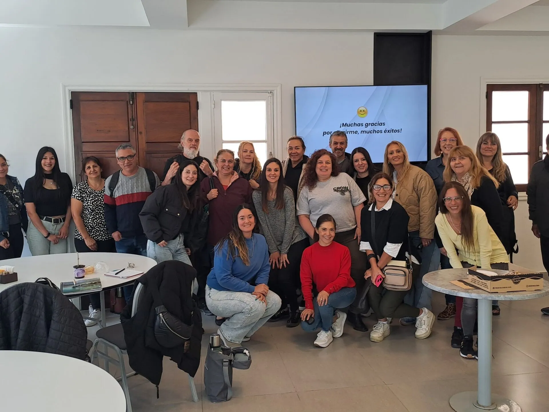 Grupo de una jornada del curso presencial de redes sociales de Eva Tarquinus